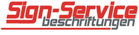 Sign-Service Beschriftungen